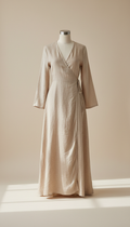 Limited-Edition Linen Wrap Dress