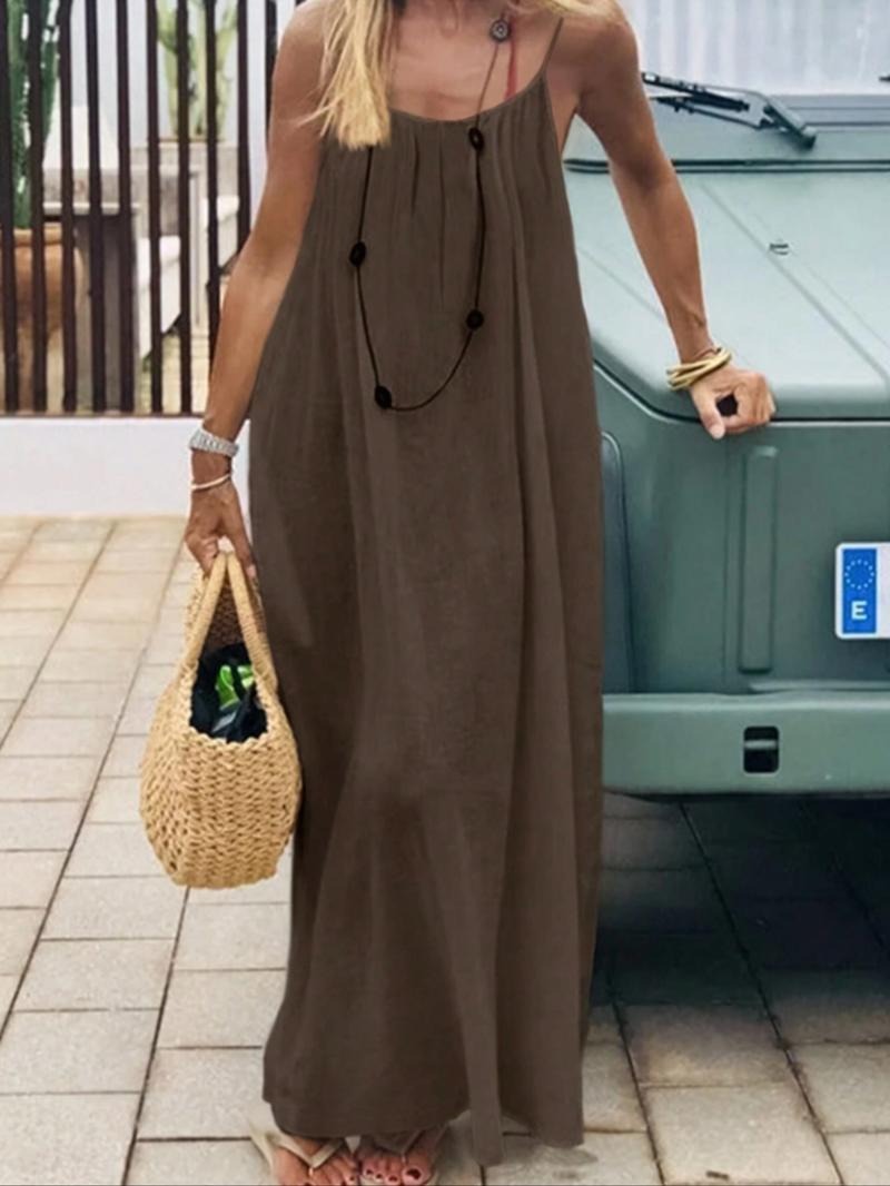 Loribelle Backless Maxi Dress - Fit View
